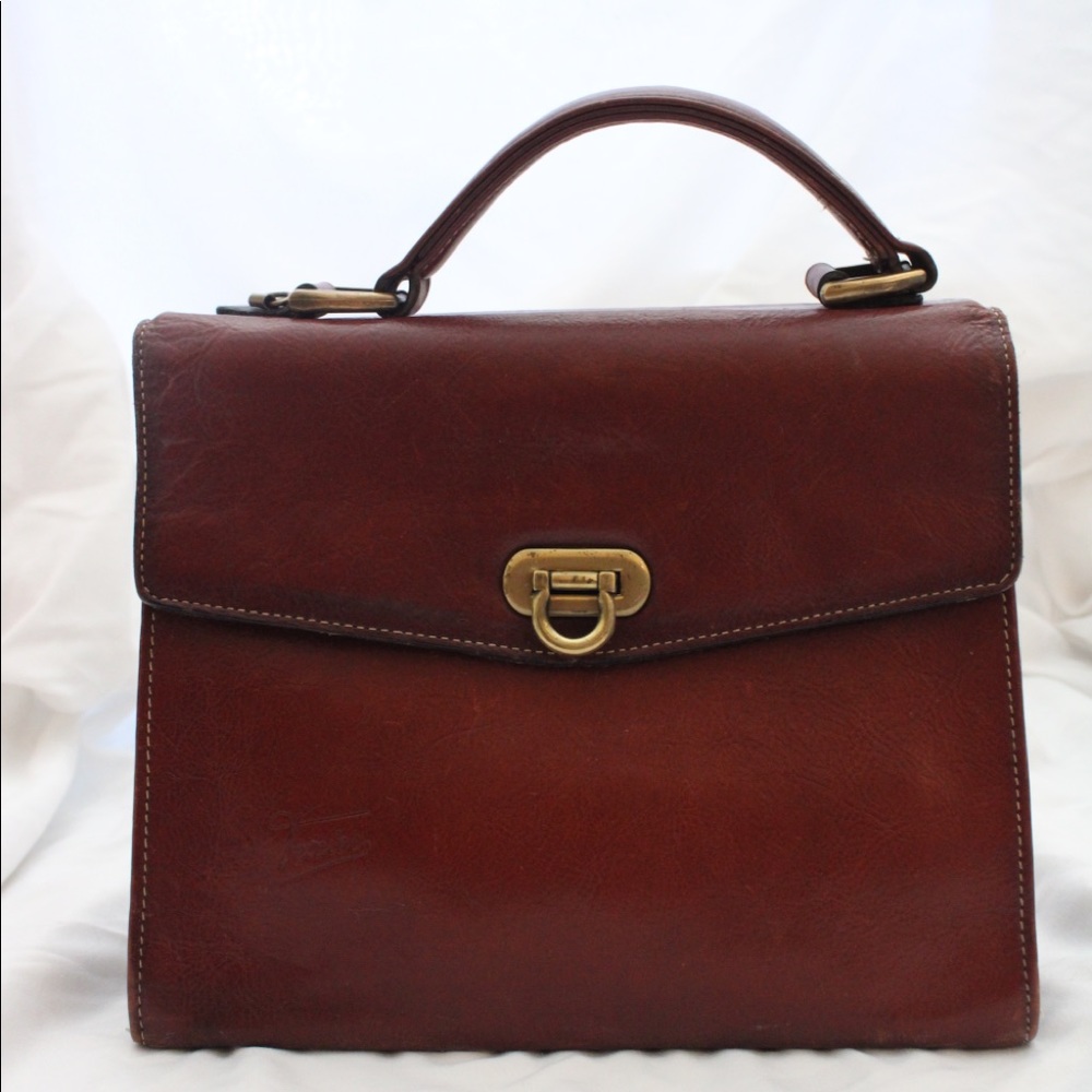 Texier mini brief case hand bag